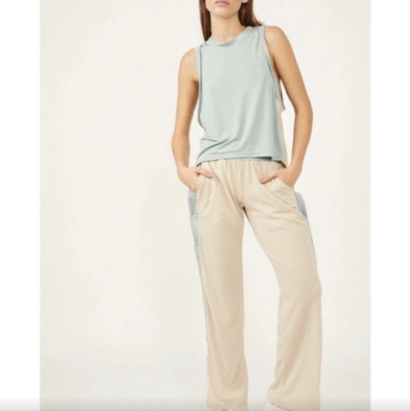 Free People Nothing But Net Set NWT S Blue - Picture 3 of 9